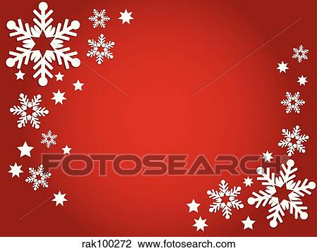 Drawing - snowflakes and stars. Fotosearch