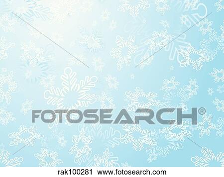 Clip Art - Snowflakes. Fotosearch
