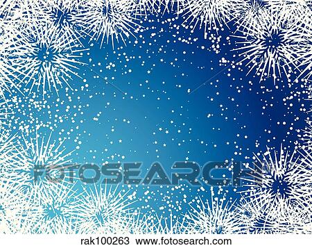 Snowy background View Large Illustration Drawing - Snowy background. Fotosearch