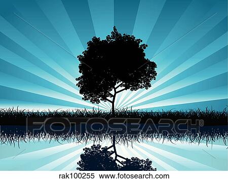 solitary tree View Large Illustration Stock Illustration - solitary tree. Fotosearch