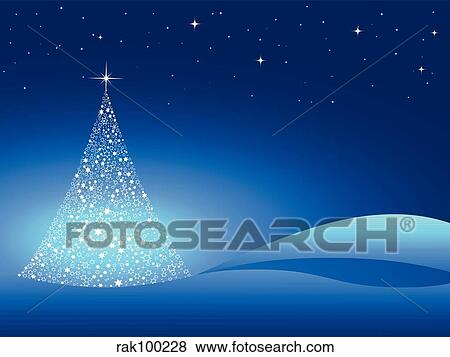 starry christmas tree View Large Illustration Stock Illustration - starry christmas tree. Fotosearch