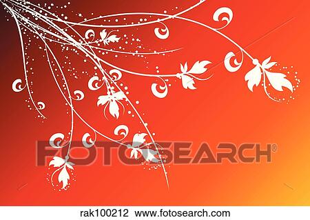Drawing - Summer flowers z. Fotosearch