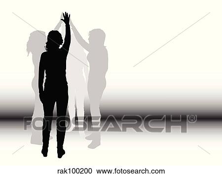Clipart - Teamwork. Fotosearch