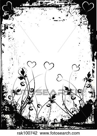 Valentines grunge View Large Illustration Drawing - Valentines grunge. Fotosearch