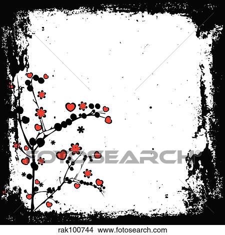 Valentines grunge View Large Illustration Stock Illustration - Valentines grunge. Fotosearch