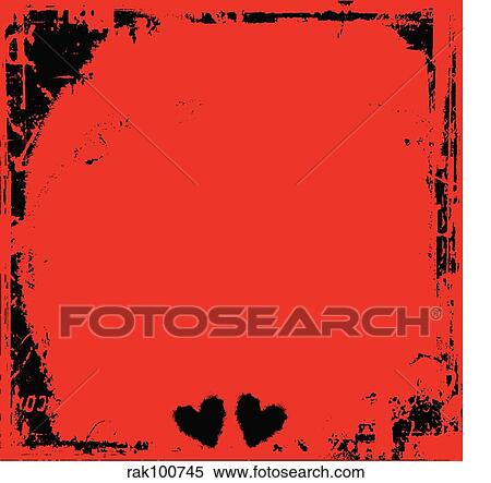 Valentines grunge View Large Illustration Stock Illustration - Valentines grunge. Fotosearch