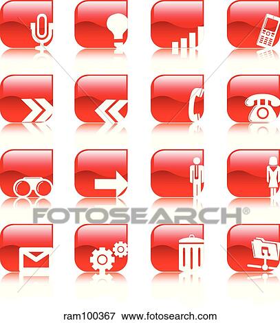 WEB red reflection View Large Illustration Stock Illustration - WEB red reflection. Fotosearch