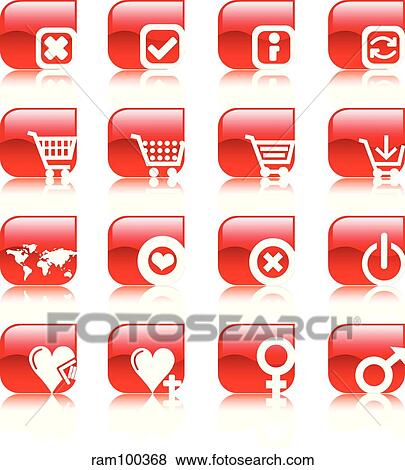 WEB red reflection View Large Illustration Stock Illustration - WEB red reflection. Fotosearch