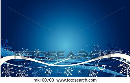 Clipart - winter abstract. Fotosearch