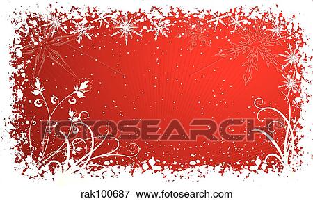Stock Illustration - Winter abstract. Fotosearch