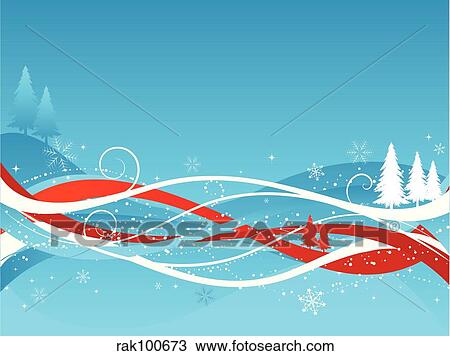 winter background View Large Illustration Drawing - winter background. Fotosearch
