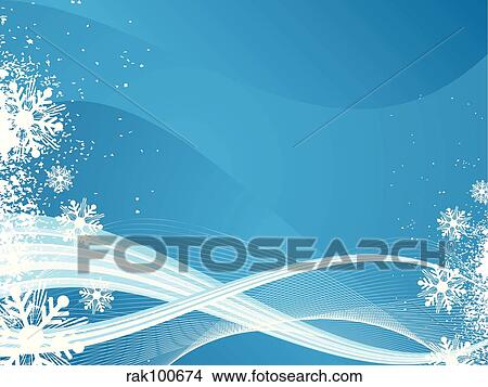 Stock Illustration - winter background. Fotosearch