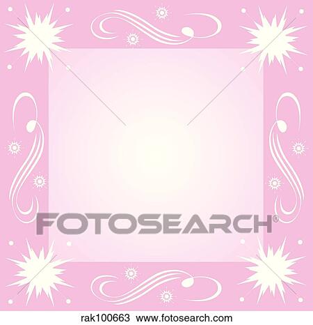 winter border View Large Illustration Drawing - winter border. Fotosearch