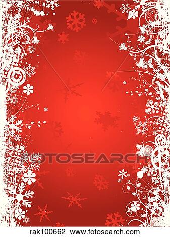 winter floral grunge View Large Illustration Drawing - winter floral grunge. Fotosearch