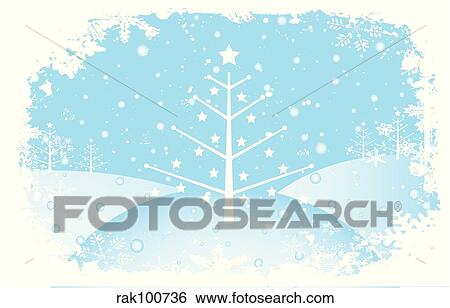 Winter scene View Large Illustration Stock Illustration - Winter scene. Fotosearch