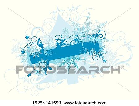 冬 花 背景 ベクトル イラスト 1525r Fotosearch