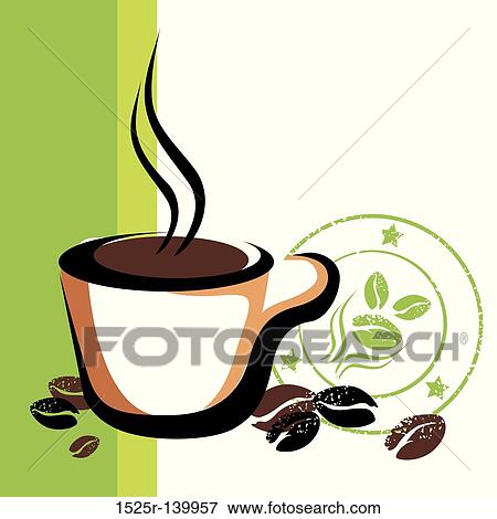 朝のコーヒー 概念 イラスト 1525r Fotosearch