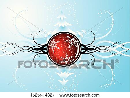 Abstract christmas background, vector View Large Illustration Clip Art - Abstract christmas background, vector. Fotosearch