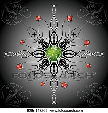 Abstract christmas background, vector View Large Illustration Stock Illustration - Abstract christmas background, vector. Fotosearch