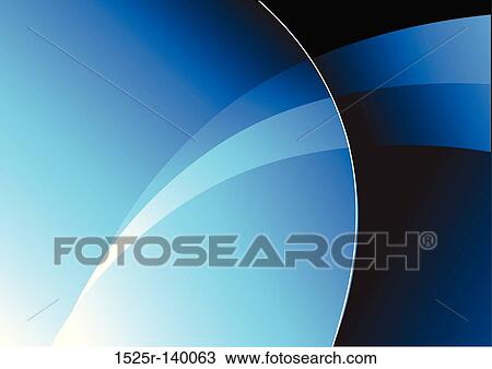 Abstract Curves View Large Illustration Drawing - Abstract Curves. Fotosearch