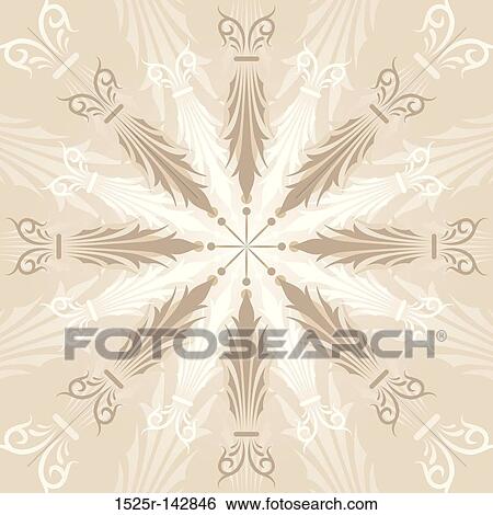 Abstract floral background, elements for design, vector View Large Illustration Stock Illustration - Abstract floral background, elements for design, vector. Fotosearch
