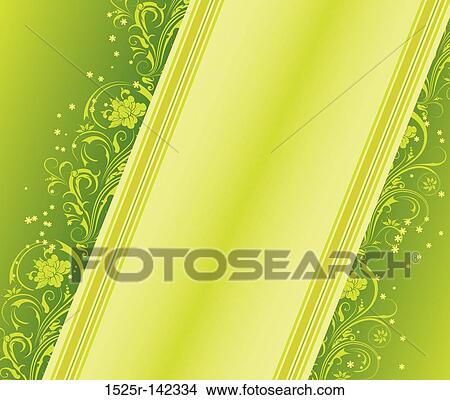 Abstract floral background View Large Illustration Stock Illustration - Abstract floral background. Fotosearch