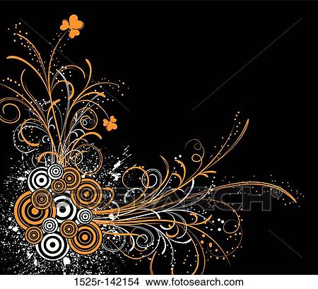 Abstract floral chaos View Large Illustration Stock Illustration - Abstract floral chaos. Fotosearch