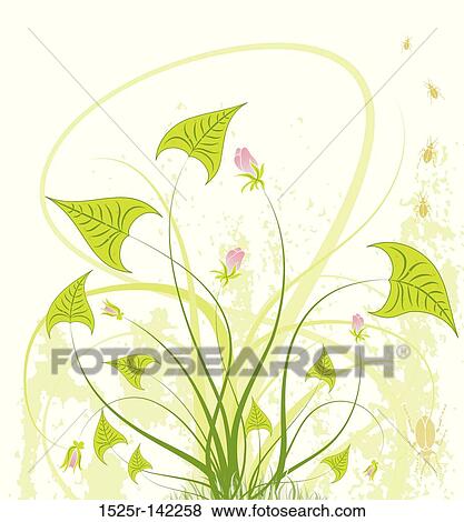 Abstract floral chaos View Large Illustration Stock Illustration - Abstract floral chaos. Fotosearch