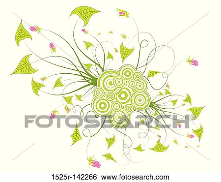 Abstract floral chaos View Large Illustration Stock Illustration - Abstract floral chaos. Fotosearch