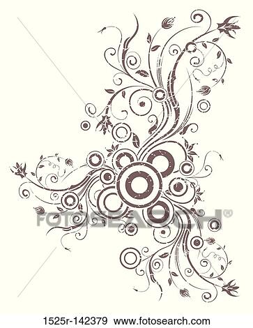 Abstract floral chaos View Large Illustration Stock Illustration - Abstract floral chaos. Fotosearch