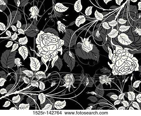 Abstract floral pattern View Large Illustration Stock Illustration - Abstract floral pattern. Fotosearch