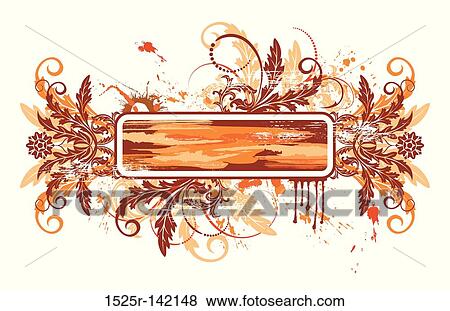 Abstract floral View Large Illustration Stock Illustration - Abstract floral. Fotosearch