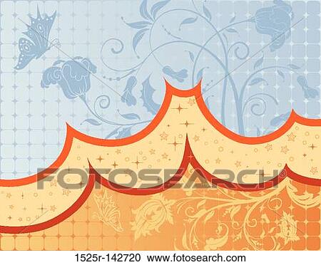 Abstract Flower background View Large Illustration Clipart - Abstract Flower background. Fotosearch