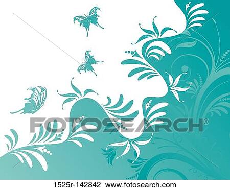 Abstract flower background View Large Illustration Drawing - Abstract flower background. Fotosearch