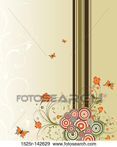 Abstract flower background View Large Illustration Stock Illustration - Abstract flower background. Fotosearch