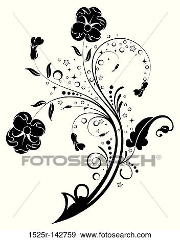 Abstract flower background View Large Illustration Stock Illustration - Abstract flower background. Fotosearch