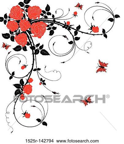 Abstract flower background View Large Illustration Stock Illustration - Abstract flower background. Fotosearch
