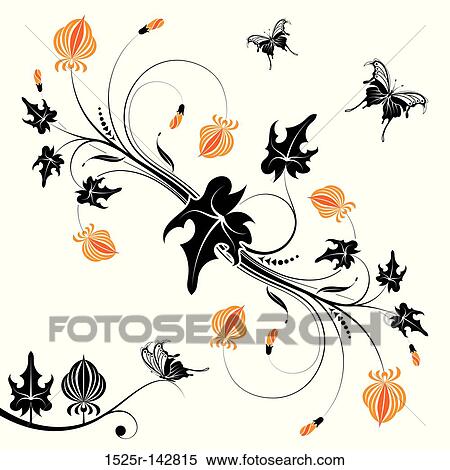 Abstract flower background View Large Illustration Stock Illustration - Abstract flower background. Fotosearch