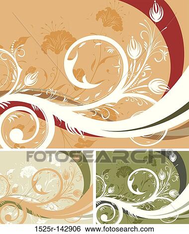 Abstract flower background View Large Illustration Stock Illustration - Abstract flower background. Fotosearch
