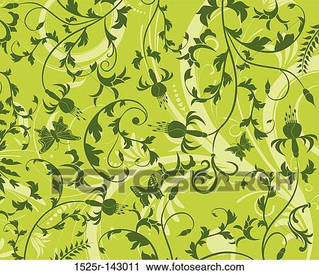 Abstract flower pattern View Large Illustration Clip Art - Abstract flower pattern. Fotosearch