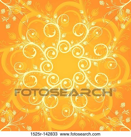 Abstract flower pattern View Large Illustration Drawing - Abstract flower pattern. Fotosearch