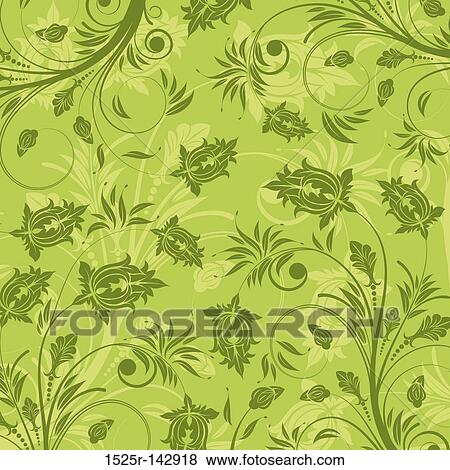 Abstract flower pattern View Large Illustration Stock Illustration - Abstract flower pattern. Fotosearch