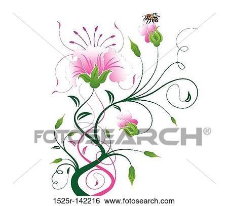 Abstract flower View Large Illustration Stock Illustration - Abstract flower. Fotosearch