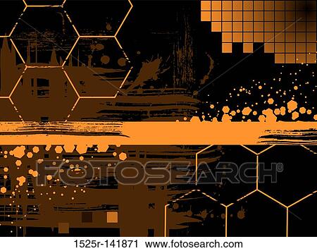 Abstract grunge background View Large Illustration Clip Art - Abstract grunge background. Fotosearch