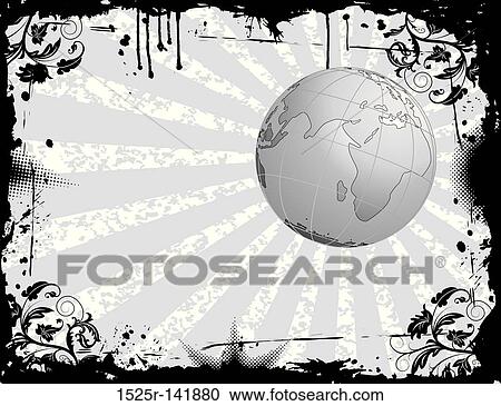 Clipart - Abstract grunge background. Fotosearch