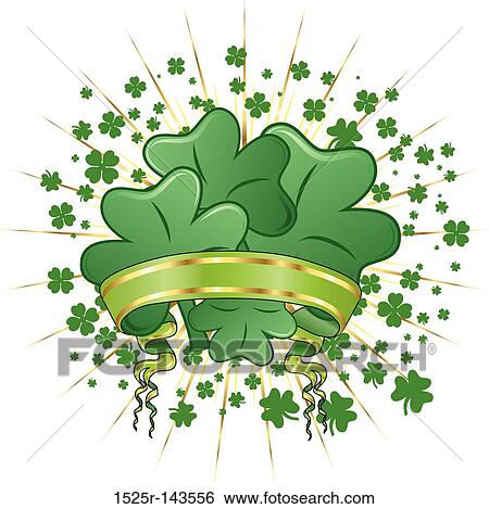 Abstract St. Patrick's Day View Large Illustration Stock Illustration - Abstract St. Patrick's Day. Fotosearch