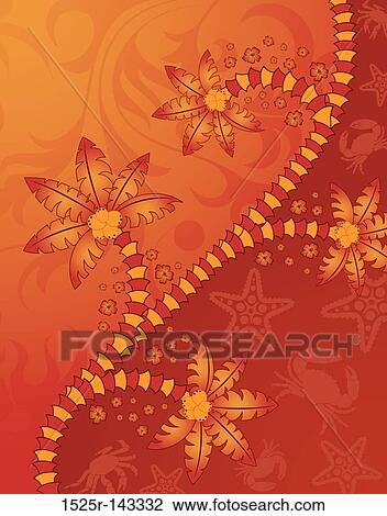 Abstract summer background View Large Illustration Drawing - Abstract summer background. Fotosearch