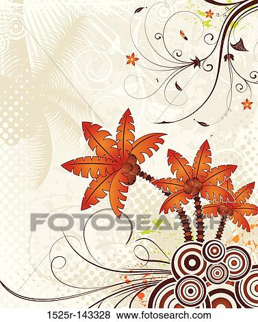 Stock Illustration - Abstract summer background. Fotosearch