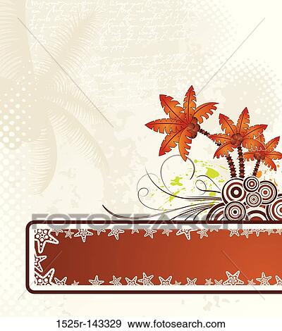 Stock Illustration - Abstract summer background. Fotosearch