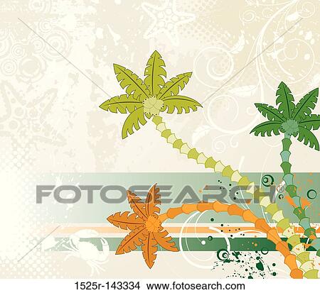 Stock Illustration - Abstract summer background. Fotosearch